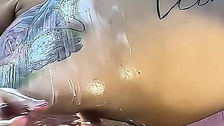 Anal Masturbation Tearing My Tight Ass with a Giant Monster Dildo. Anal Orgasms with Divers