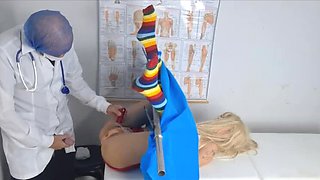 Doctor Patient Sex: Teen Gets Cumshot After Gyno Exam