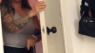 I Watched My Stepmother Hiding in the Closet and Then She Gave Me a Blowjob