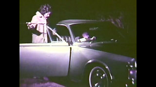 Hot vintage threesome for two wild girls