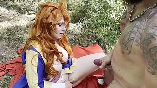 VyvaVega as Mereoleona Black Clover Cosplay - Big Tit BBW German Redhead Seduces & Gets Wild