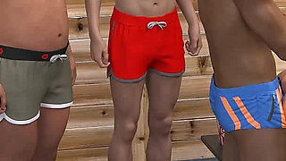 According to Sofia Blondie Makes Her Boyfriend Hard by Telling Him What She Did with His Friends by the Pool Ep 9