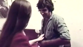 Vintage hairy pussy loves big cock