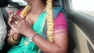 Step Dad Daughter in Law Car Sex, Telugu Dirty Talks, Part -1