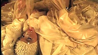 Big boobed Memphis masturbates in a bodystocking