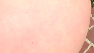 Milf in the yard fucks neighbor