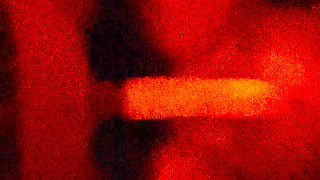 Amateur brunette's pussy swallowing Giant Cock!