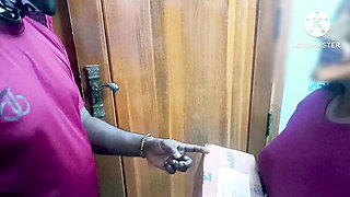 Lonely Indian College Girl Seduces Food Delivery Boy - Loud Moaning & Big Natural Tits in Tamil Sex