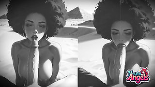 The Black Beauty Loves Retro-style Porn