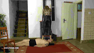 Under Mistress Tatjana's Barefoot!