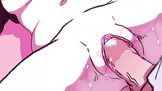curvy Cum princess begs for creampie - Hentai