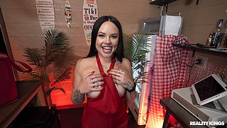 Look At Her Now - Sandwich Shop Sex: BBC James Angel Dicks Madalina Moon in Cafeteria
