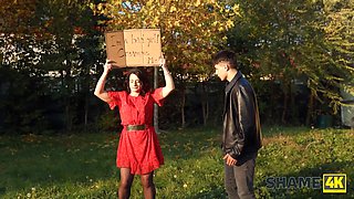 Shame4k. he just did what was written and creampied her
