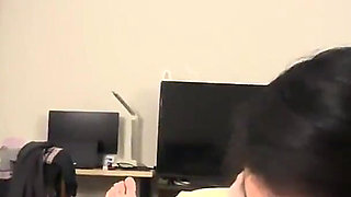 Yummy Jimmy Gets Quick Blowjob and Reverse Cowgirl Ride Before Bed