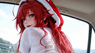 A Hot Redhead Loves Having Sex with Multiple Big Black and White Cocks at the Same Time. Waifu Hentai Animation