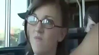Bus ride she will never forget: Blowjob, Fetish  Public Porn