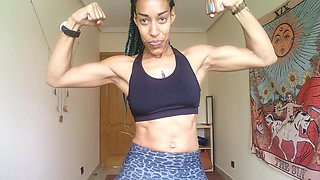 Flexing My Veiny Biceps
