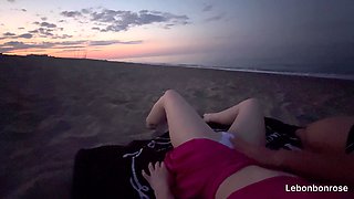 Orgasm Masturbation on the Beach by the Sea!