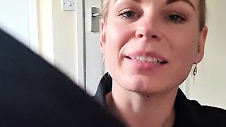 Amateur blondie solo anal masturbation