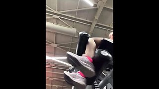Gym Trainer Fucks Me Hard - Jucielussie1 Big Natural Tits Doggystyle Public Sex