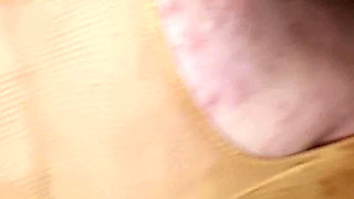 Close up Gushing Watersports - Shaved Cunt Soaked by Hardwood’s Cock