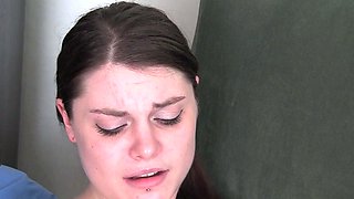 Curly Blonde Teen Records Solo Dildo Masturbation More at