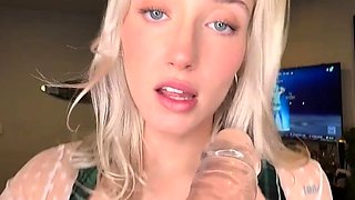 LinzyRay Sloppy Jerk Off Instruction With Dildo Onlyfans