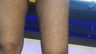 Hot Leggings Stockings Dance Show