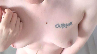 Getting Hot and Messy with a Trans Golden Shower