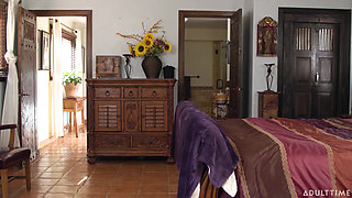 Adult Time - Gorgeous Erin Everheart Gets Stuck Behind Bed & Begs for Deep Pussy Rescue Fuck