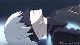 Her Moans Were the Only Error Messages He Enjoyed - Cartoon