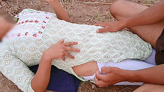 Desi Village Gril Tight Pussy Fuck, Small Pussy Big Dick Fuck in Jungle,xxx Video