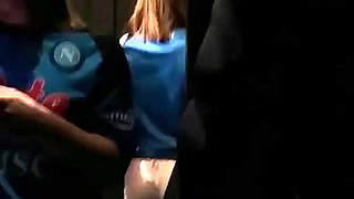 An Italian Fan From Napoli Cheats on Her Boyfriend and Agrees to Get Her Ass Pounded to Apologize