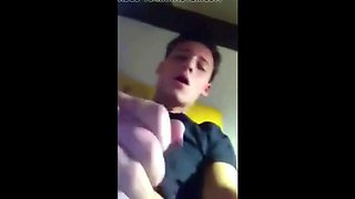 Cumming Hard After School - Twink Amateur Masturbates