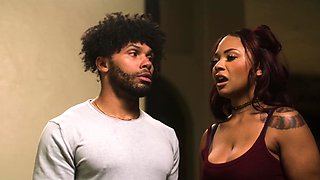 Avery and Tommy's wild night: Ebony anal bliss with Tony