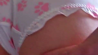 Sexy Panties Stepsister Teasing with Her Perfect Ass