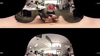 Realistic VR Video: The OL Keeps Losing at Rock-Paper-Scissors and Has to Strip in Front of the Whole Office - SodCreate
