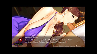 Hentai Game - Professional Deepthroat Performance - A Gigantic-Breasted MILF's Devotional Oral Service - NTR Hentai