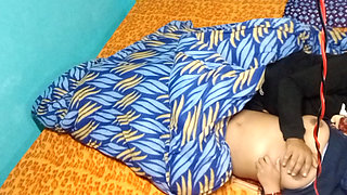 Chubby Girl Having Romance with Her Boyfriend.