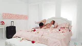 Desiree Dulce's Intense Romance in a Bedroom Fantasy