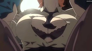 Power and Makima Seduce Denji To Fuck