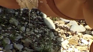 Outdoor Pissing at Lake