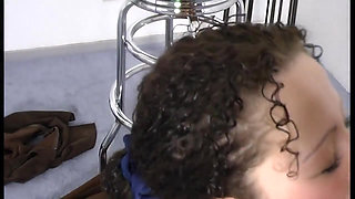 Horny Slut Fucks in the Pub on the First Date and the Bartender Gets a Treat Too!