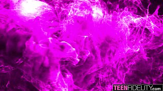 TEENFIDELITY Aria Banks Gets Dolled Up To Get Dicked Down