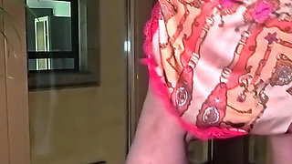 Barefoot Girl in Silky Nightwear Gets Big Cock Window Fuck - Projectfundiary
