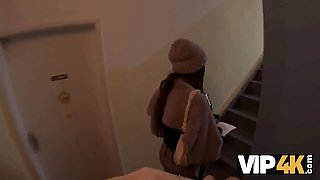 Vip4k. horny 18-year-old becomes a cumslut because of debt