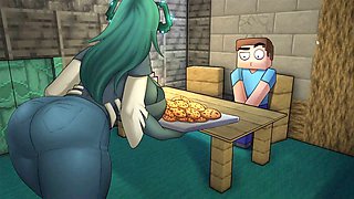 HornyCraft warden chick in a wild Minecraft parody with all the naughty scenes