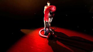 Rias Anime Sex Show - Big Tits Redhead Teen Squirting & Cumshot in 3D Hentai