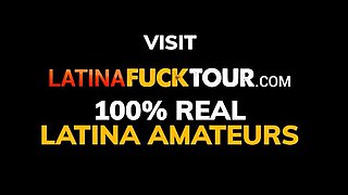 Amateur Latina with Big Tits Takes Rough Anal from Big American Cock