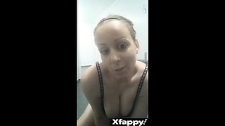 Juicy busty milf spread legs for dildo ride